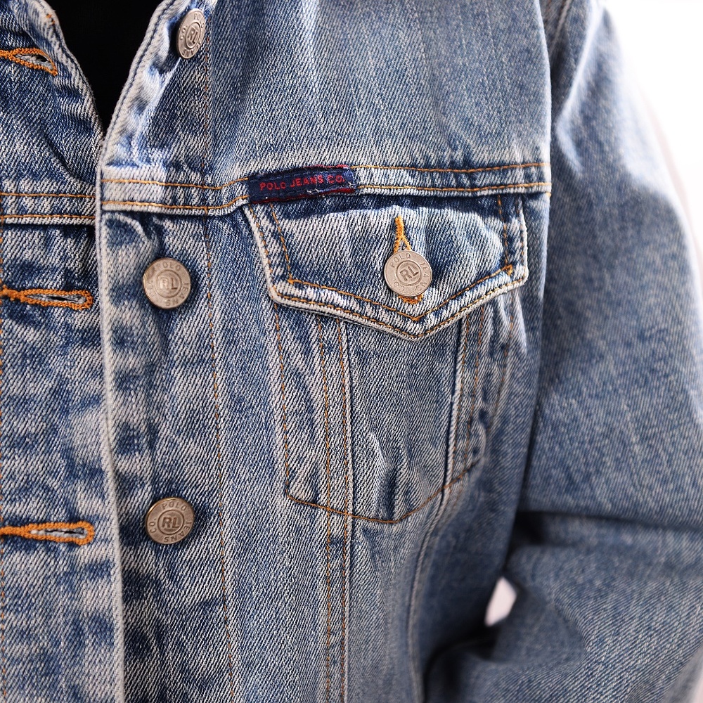 Vintage 90s Polo Ralph Lauren Denim Jacket. - Picture 4 of 6